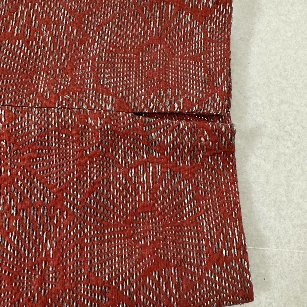 Worth New York Rust Tapestry Print Pants, zippered pockets, Fully Lined, Size 6 - Picture 7 of 14